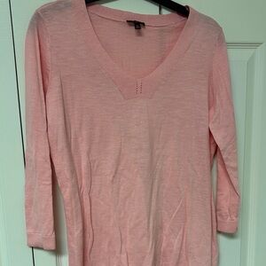 Talbots Soft Pink Long Sleeve Top